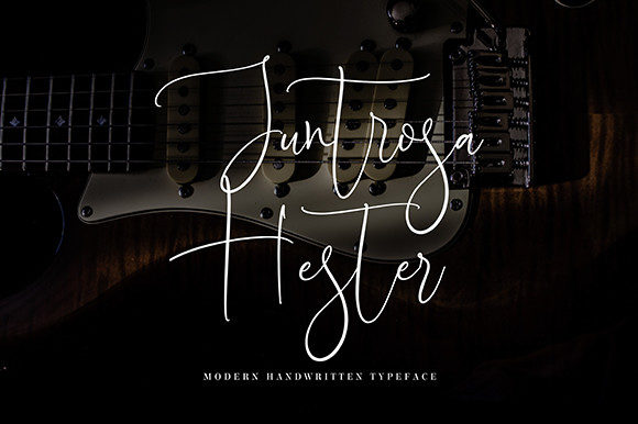 Juntrosa Hester Font Poster 2