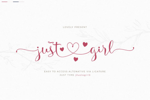 Just Girl Font
