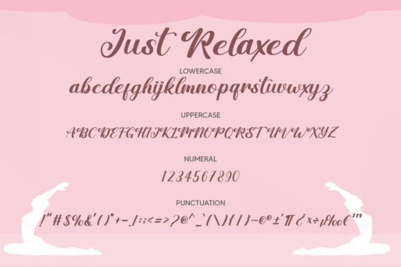 Just Relaxed Font Poster 5