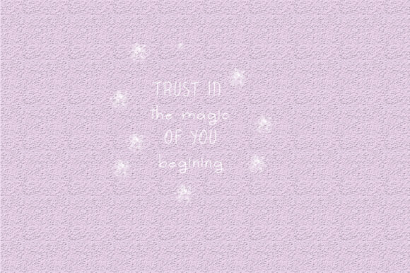 Just Saying Font Poster 3