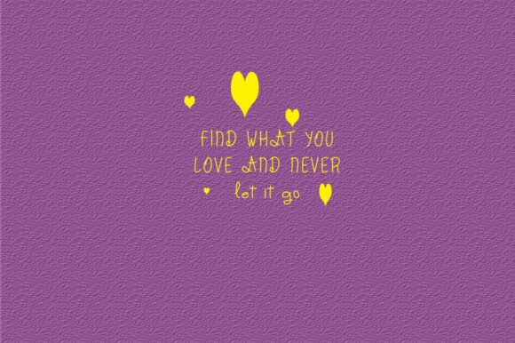 Just Saying Font Poster 4