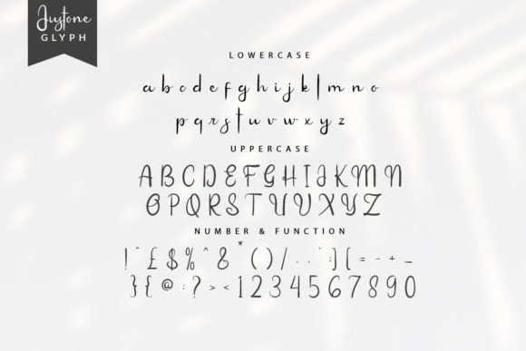 Justone Font Poster 8