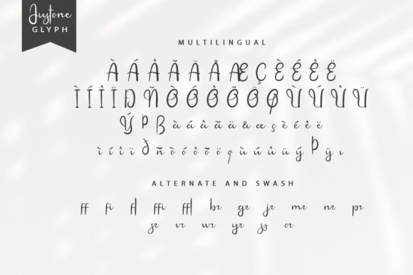 Justone Font Poster 9
