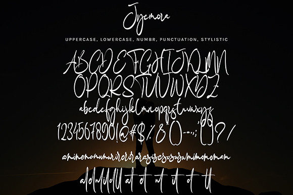 Jyemora Font Poster 8