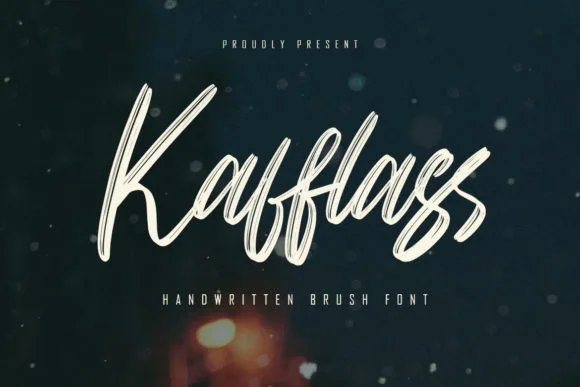 Kafflass Font Kafflass Font Poster 1