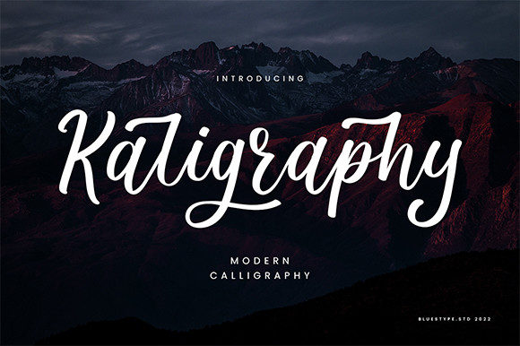 Kaligraphy Font Poster 1