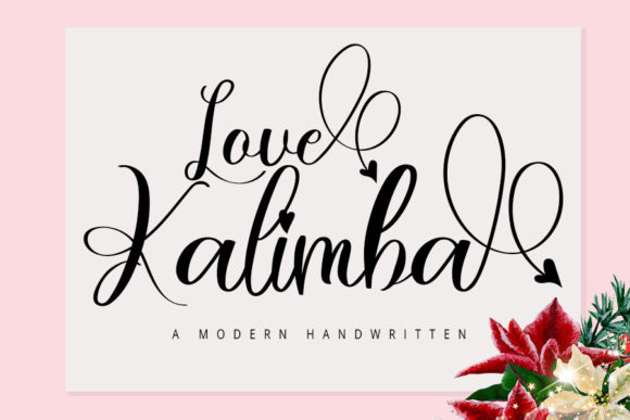 Kalimba Love Font Poster 1