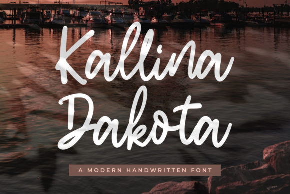 Kallina Dakota Font Poster 1