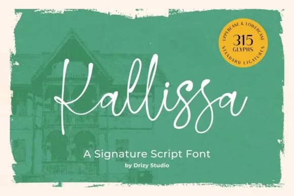 Kallissa Font Kallissa Font Poster 1