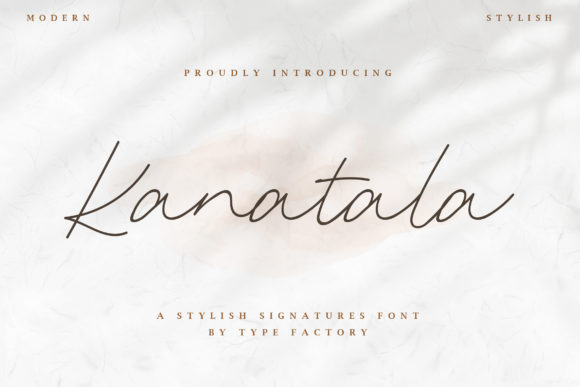 Kanatala Font Poster 1