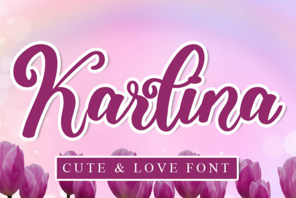 Karlina Font Poster 1