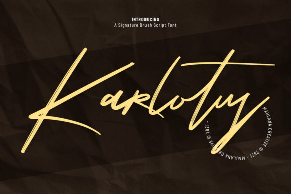 Karlotus Font Poster 1