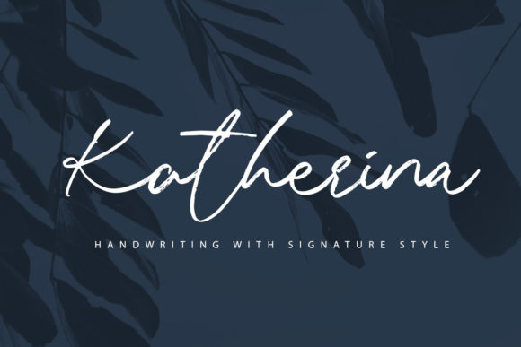 Katherina Font Poster 1