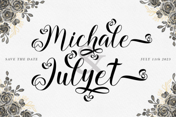Kathie Mikayla Font Poster 3