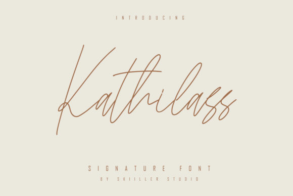 Kathilass Font Poster 1