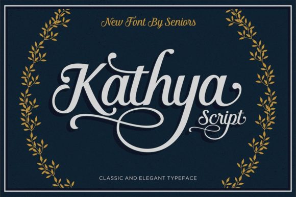 Kathya Script Font Poster 1