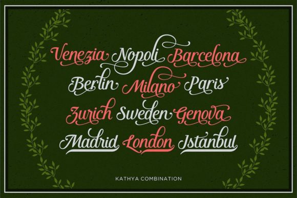 Kathya Script Font Poster 4