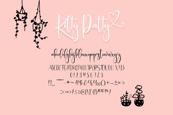 Katty Patty Font Poster 8