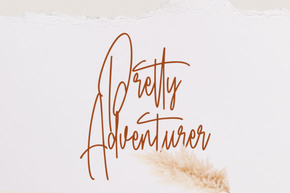 Katty Wells Signature Font Poster 3
