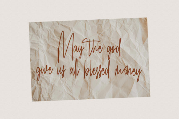 Katty Wells Signature Font Poster 4