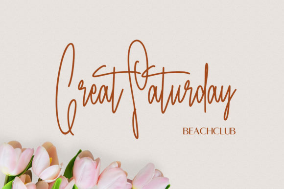 Katty Wells Signature Font Poster 5