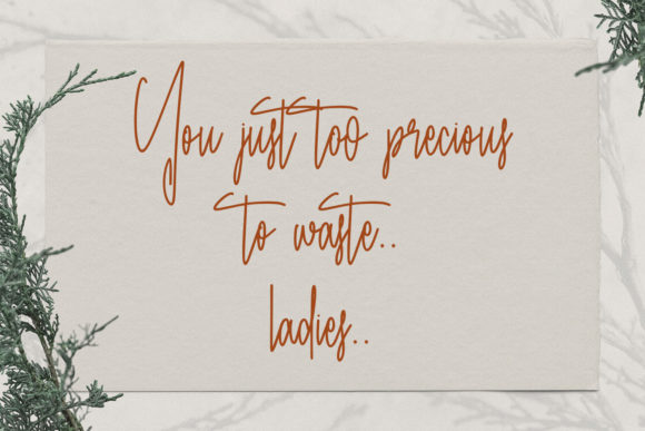 Katty Wells Signature Font Poster 7