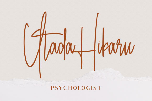 Katty Wells Signature Font Poster 10