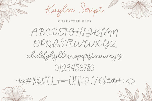 Kaylea Script Font Poster 4