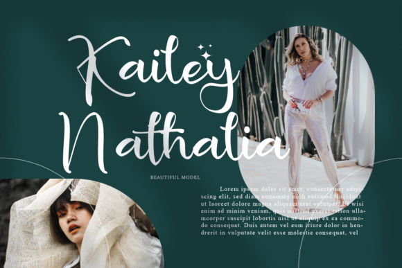 Kayleigh Giuliana Font Poster 3