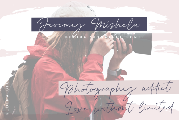 Kedira Signature Font Poster 5