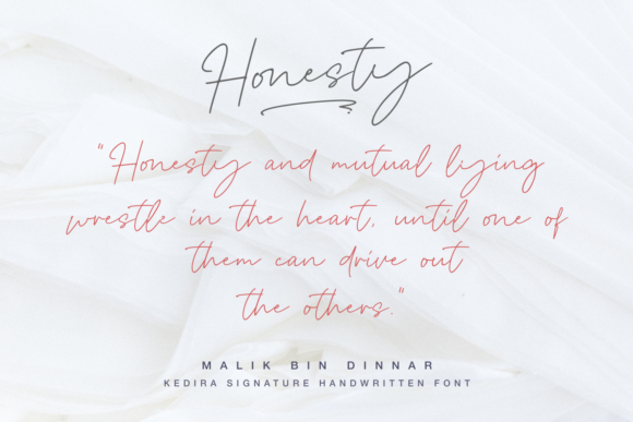 Kedira Signature Font Poster 6
