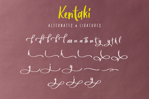 Kentaki Font Poster 5