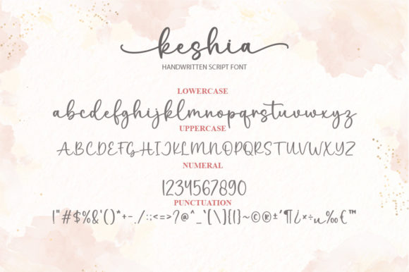 Keshia Font Poster 5