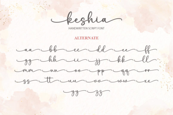 Keshia Font Poster 6