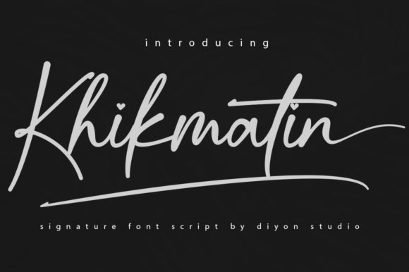 Khikmatin Font Poster 1