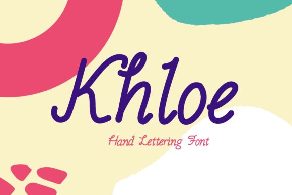 Khloe Font Poster 1
