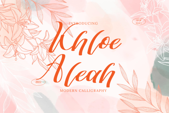 Khloe Aleah Font Poster 1