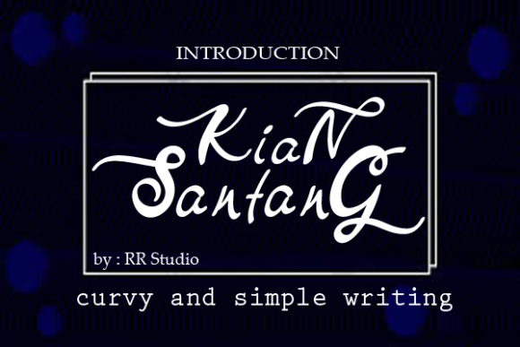 Kian Santang Font