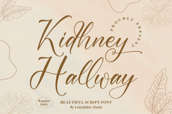 Kidhney Hallway Font Poster 1