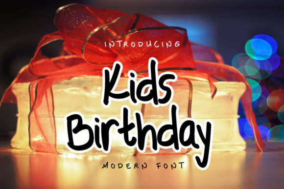 Kids Birthday Font