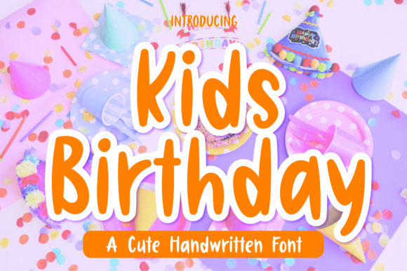 Kids Birthday Font