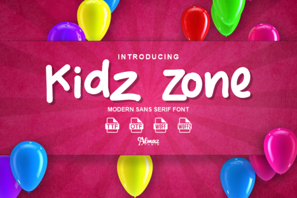 Kidz Zone Font Poster 1