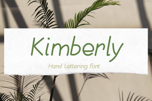 Kimberly Font Poster 1