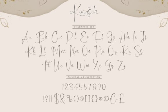 Kinasih Font Poster 4