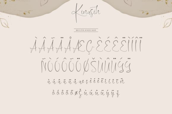 Kinasih Font Poster 6