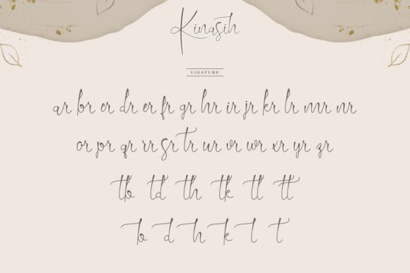 Kinasih Font Poster 8