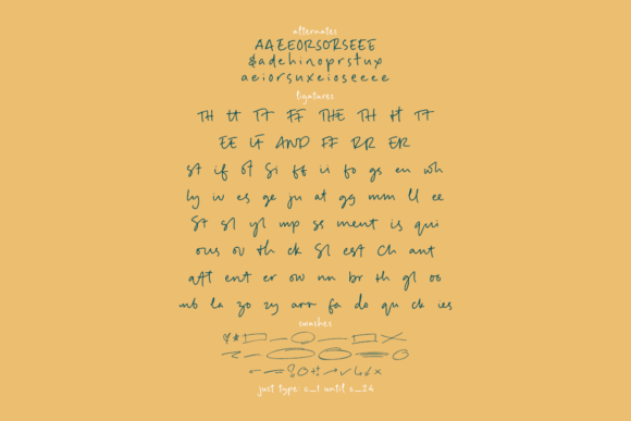 Kindness Things Font Poster 11