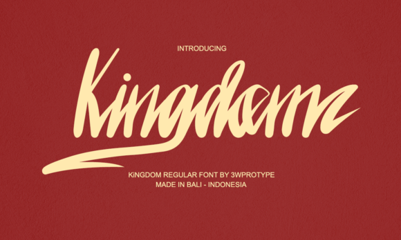 Kingdom Font Poster 1