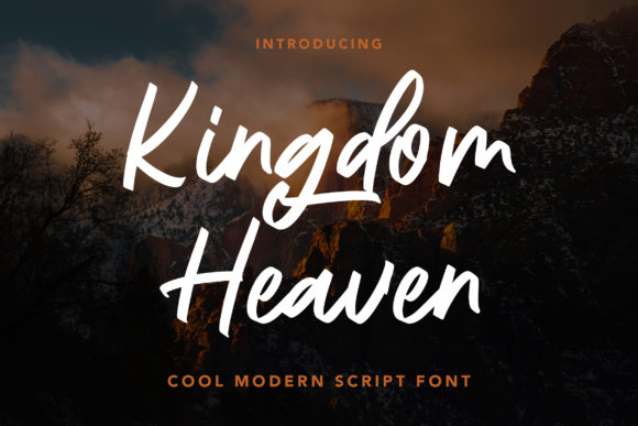 Kingdom Heaven Font Poster 1