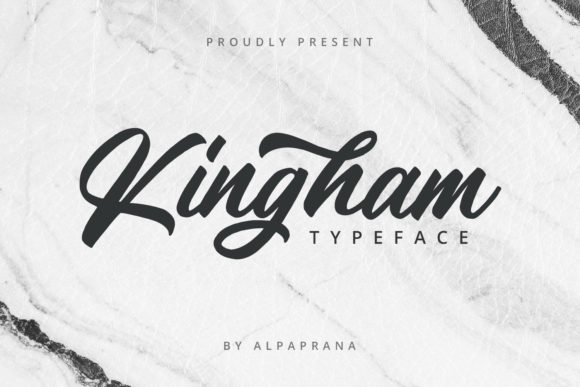 Kingham Font Poster 1